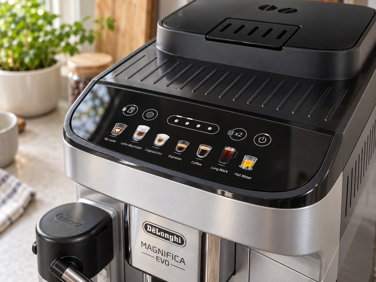 De'Longhi Magnifica Evo control panel